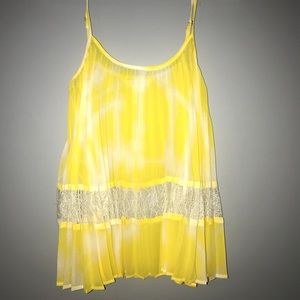 BCBG Yellow Tank